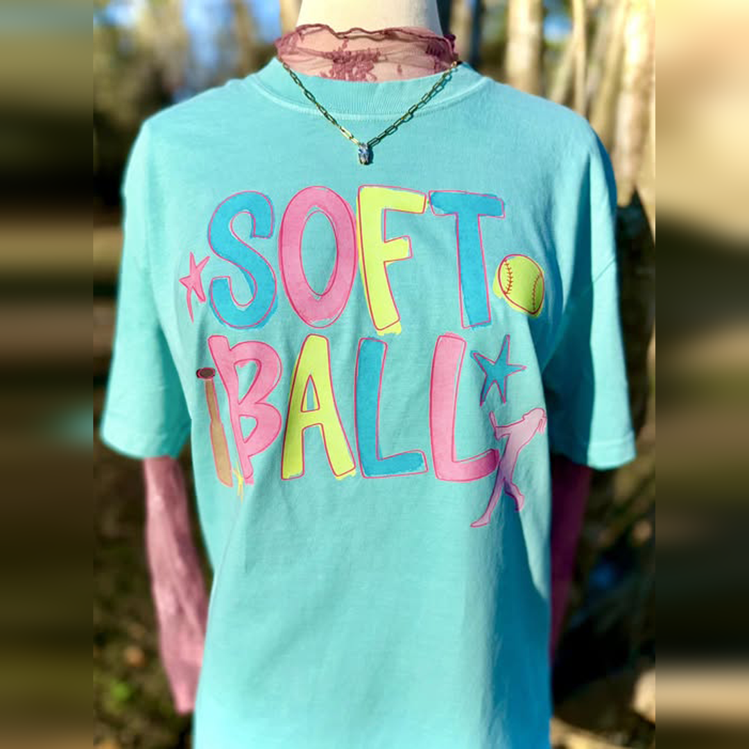 Softball Vibrant – DTF Transfer