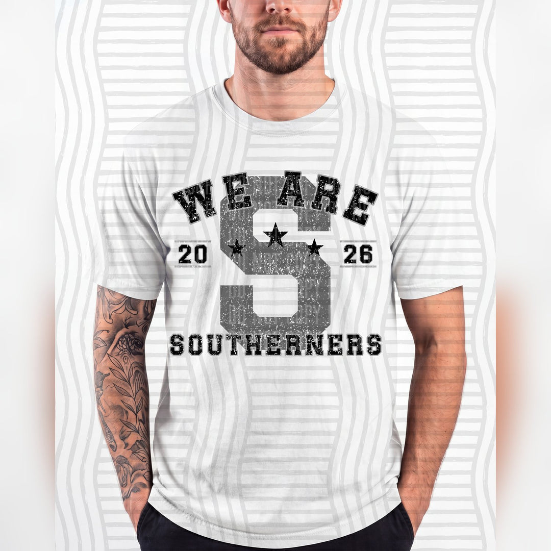 Southerners Varsity Initials Mascots DTF transfer