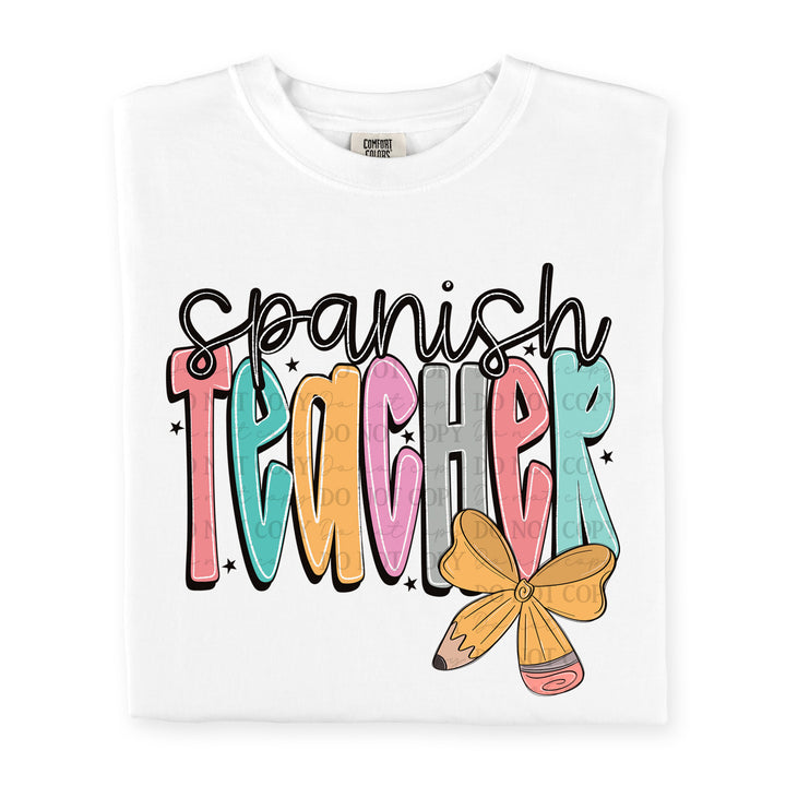 SPANISH TEACHER DOODLE PENCIL