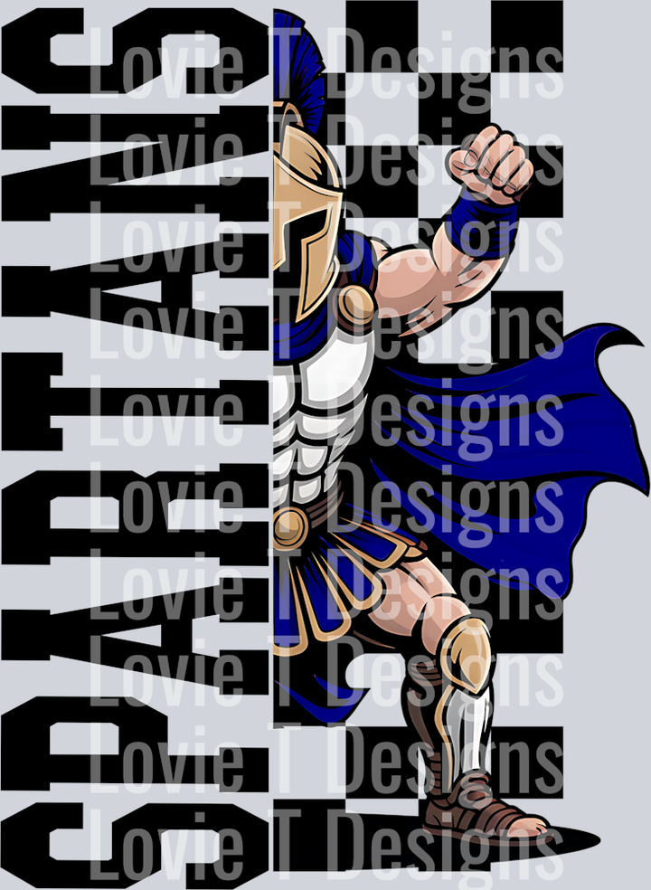 Spartans Half Blue