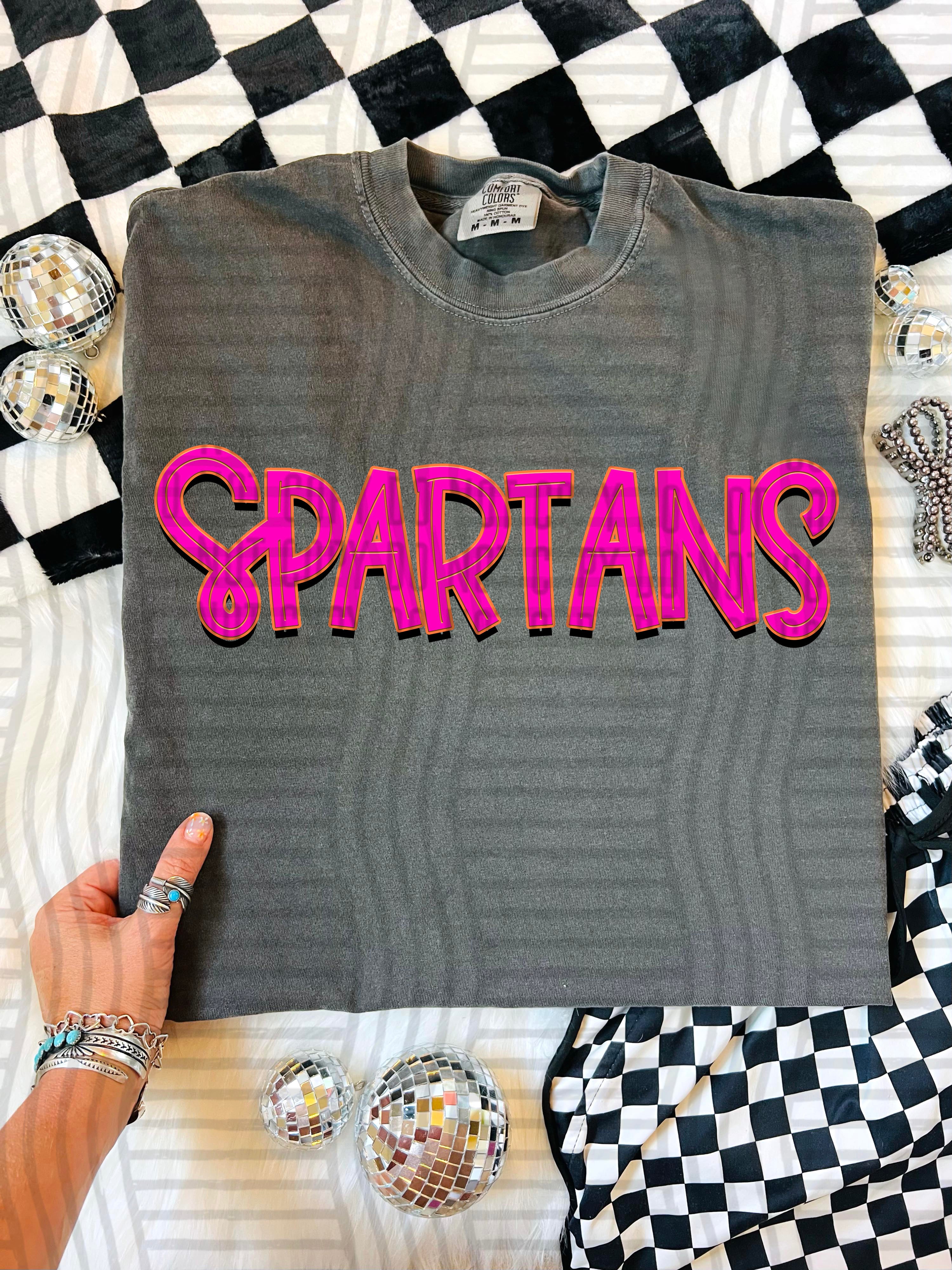 Pink Punch Spartans design