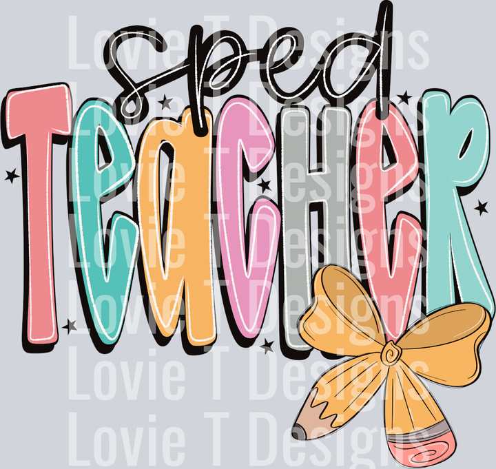 Sped Teacher Doodle Pencil