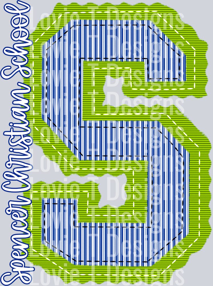 Spencer Christian School special green s