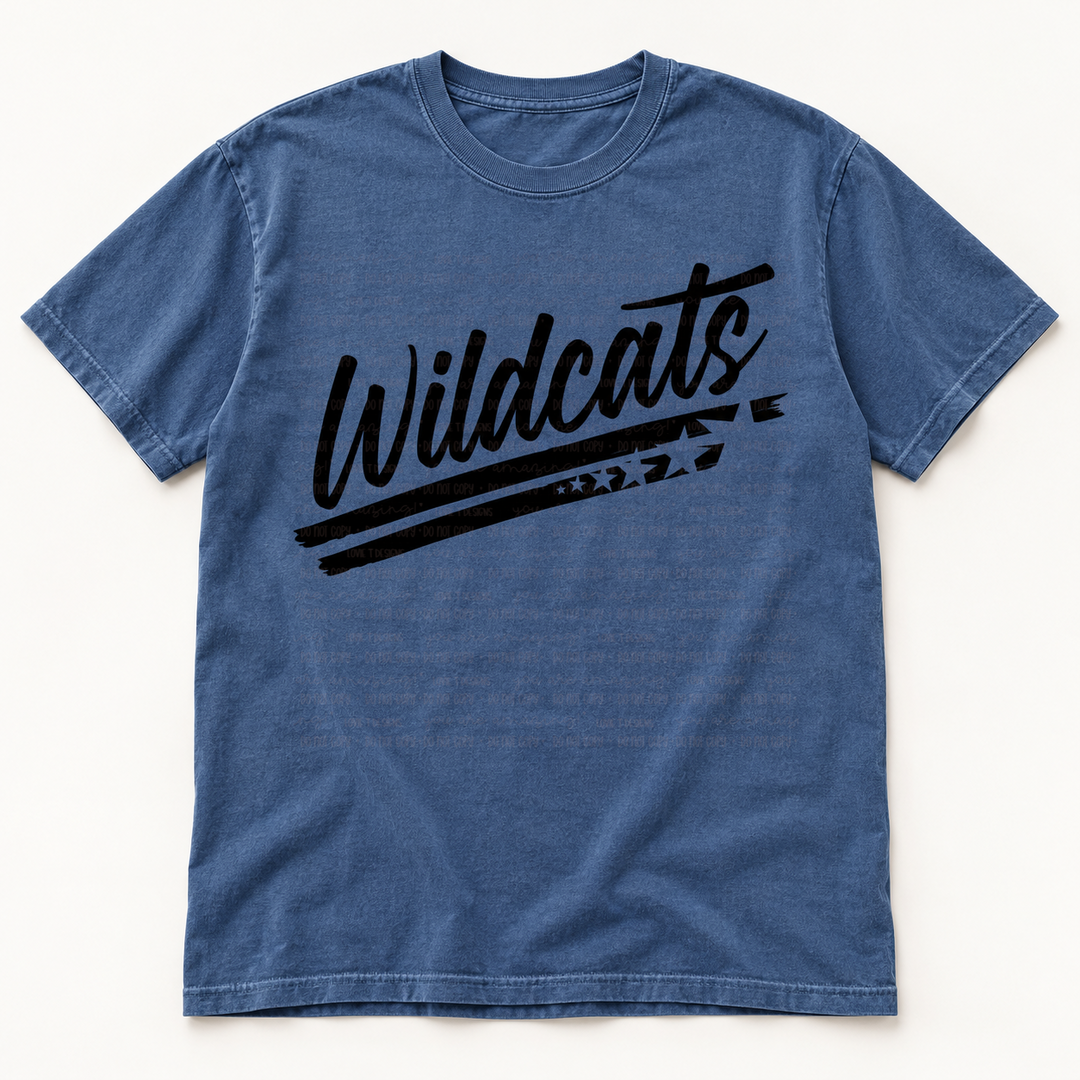 Spirit Stars Mascots customizable DTF transfer mockup