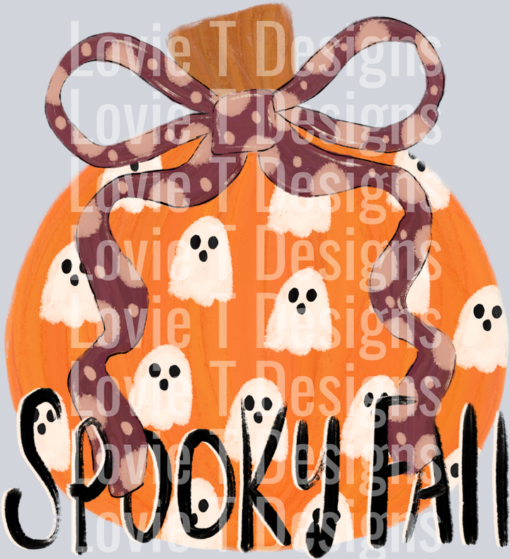 Spooky Fall Hand Drawn