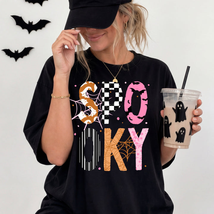 SPOOKY PATTERN LETTERS mockup