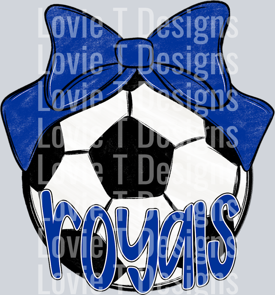 Sport Bow SOCCER ROYALS ROYAL