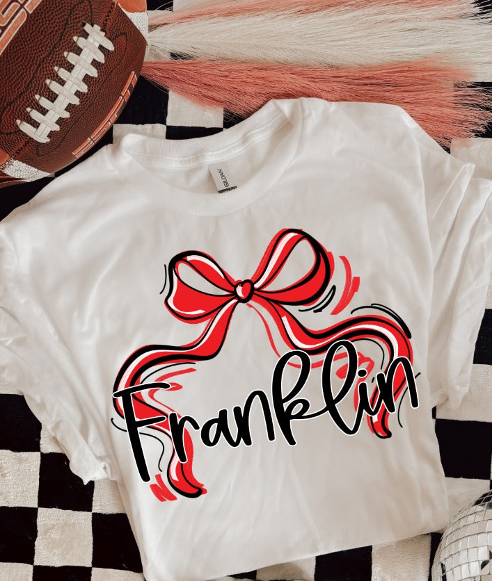 SPORTS RIBBON BOWS   CHOOSE YOUR COLORS