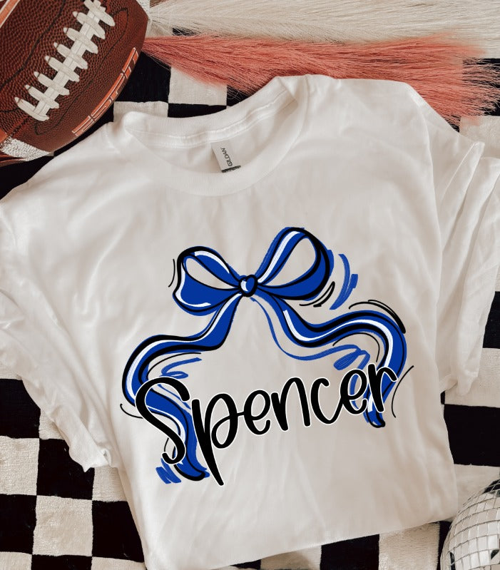 SPORTS RIBBON BOWS   CHOOSE YOUR COLORS