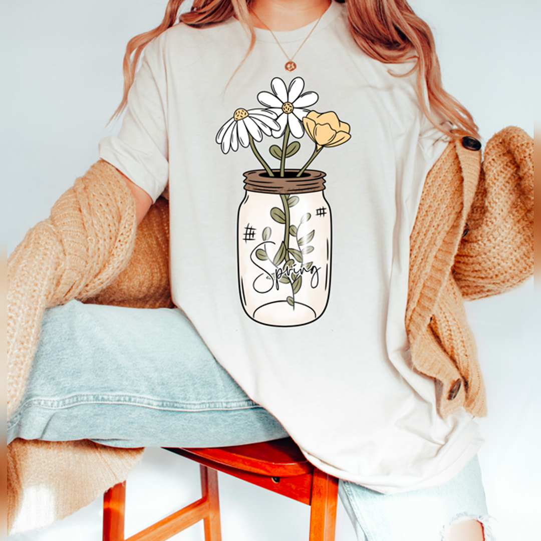 Spring Vase – DTF Transfer