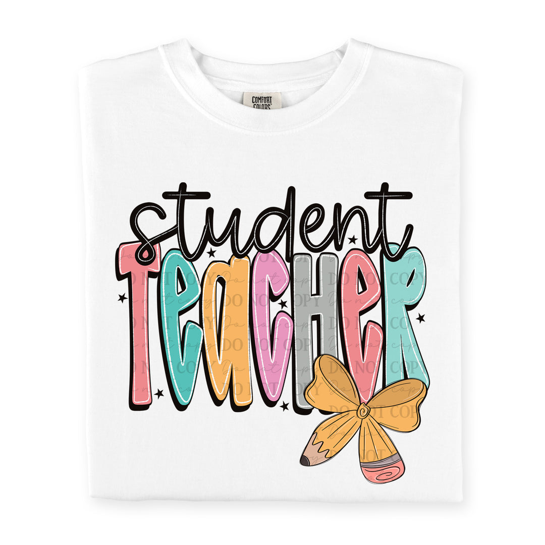 STUDENT TEACHER  DOODLE BOW