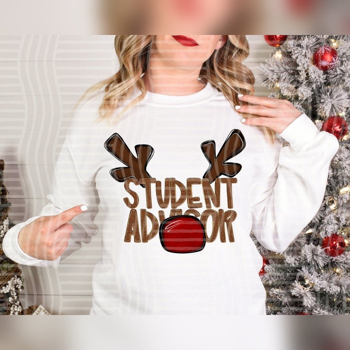 Student Advisor Deer Antler School Staff DTF transfer