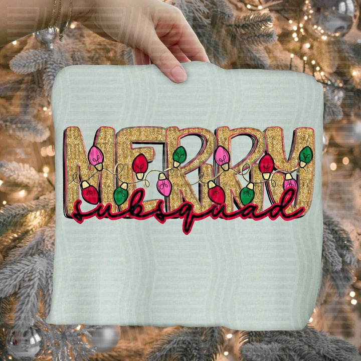 Sub Squad Merry Lights School Staff DTF transfer