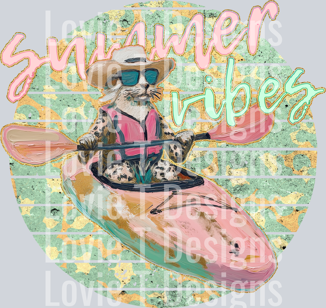 Summer Vibes Kayak Cheetah