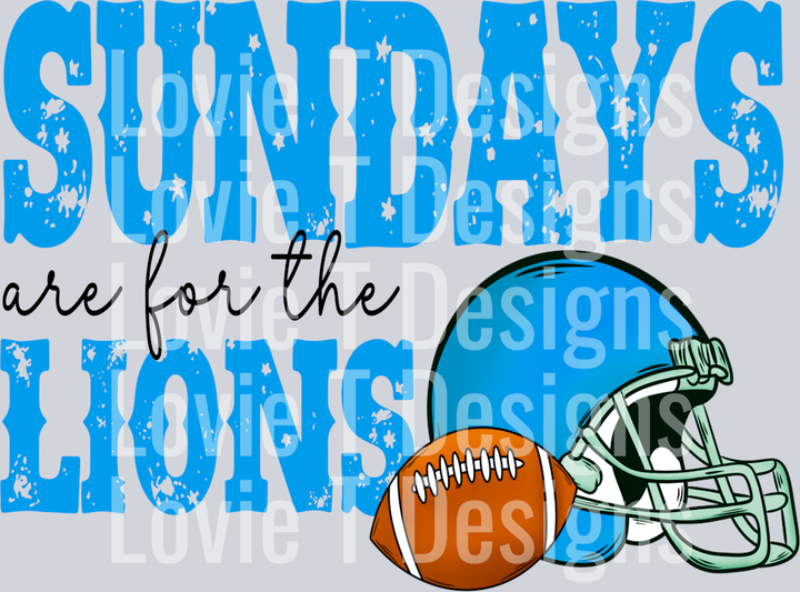 Sundays Are For Lions