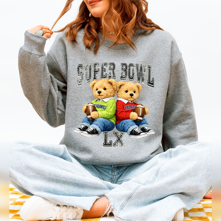 Super Bowl Lx Plush Bears – DTF Transfer