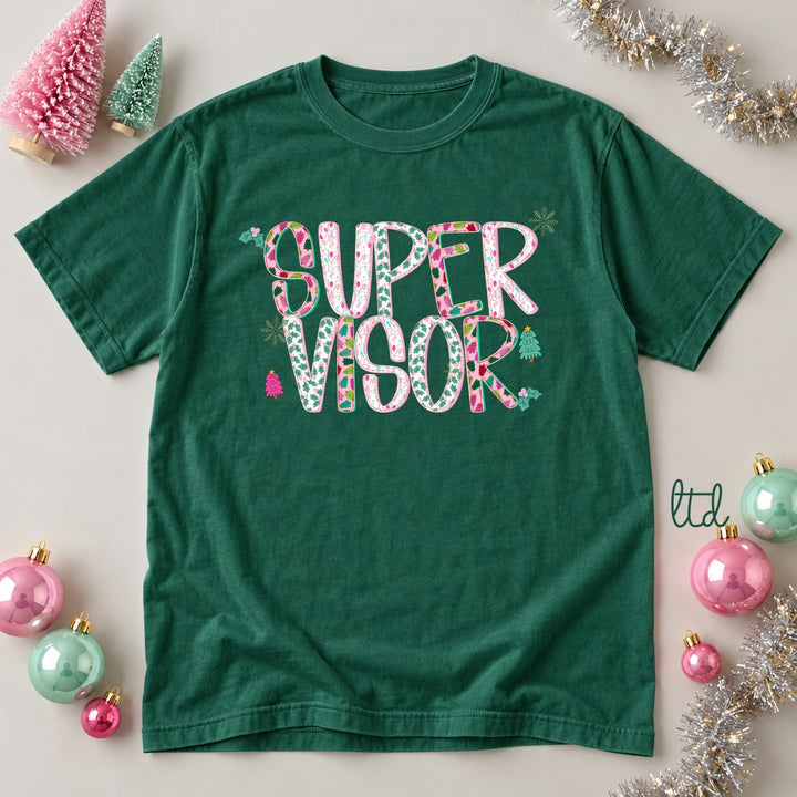 Supervisor Twinkle Tinsel Occupations DTF transfer