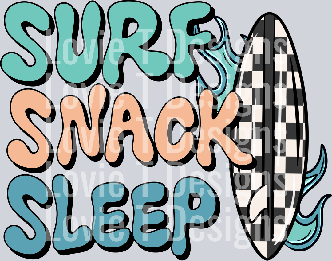 Surf Snack Sleep