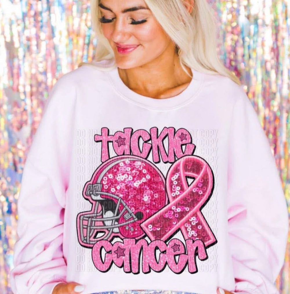 Tackle Cancer DTF transfer design – image 1