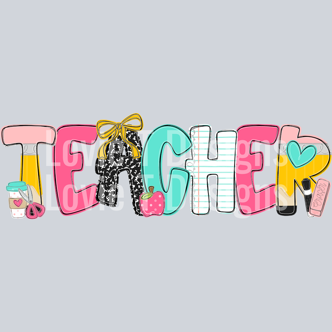 Teacher Teach Me Alpha – DTF Transfer