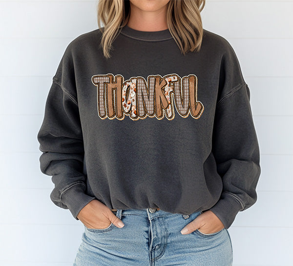 Thankful Thanksgiving DTF transfer design – image 1