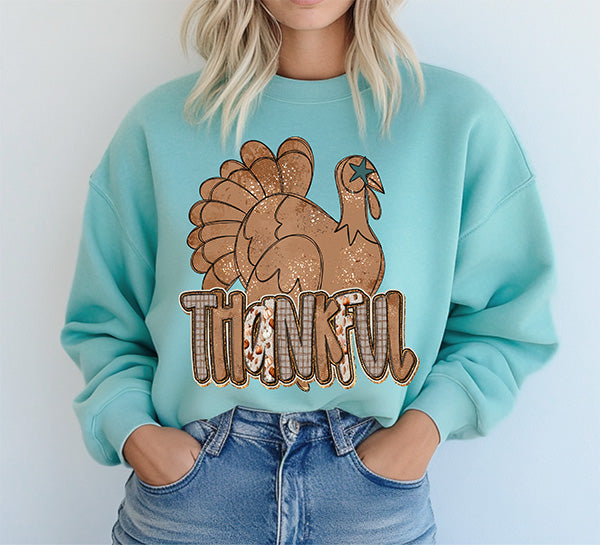 Thanksgiving Turkey DTF transfer design – image 1