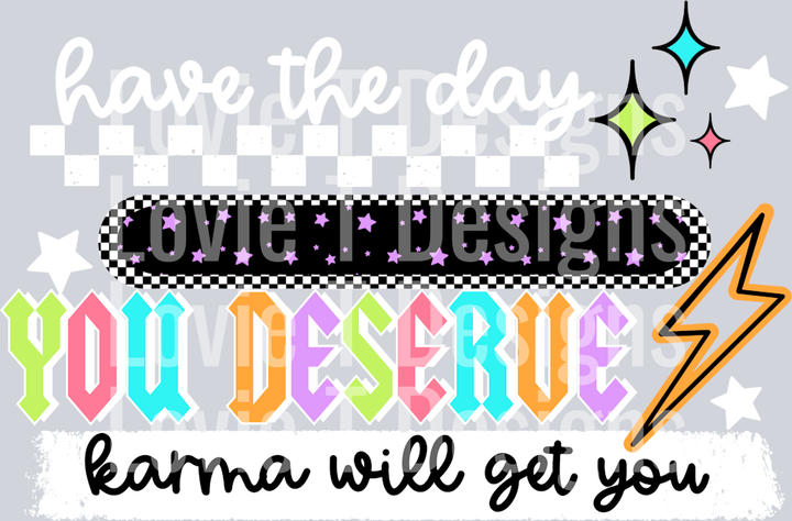 The day you deserve white