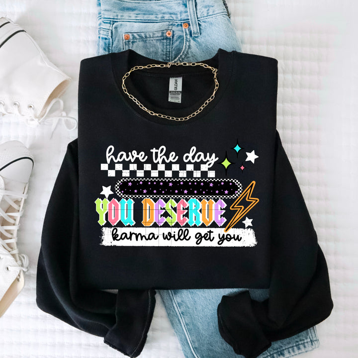 THE DAY YOU DESERVE WHITE