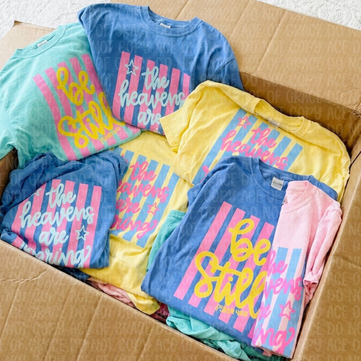 THE HEAVENS ARE ROARING - BUTTER CC COMPLETED TEE