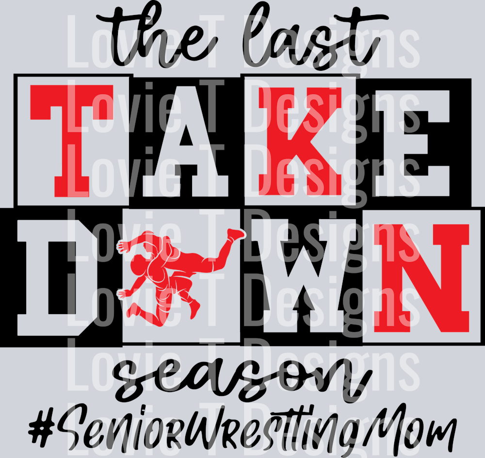 The Last Wrestling Season Red and Black Solid