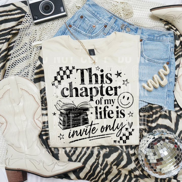 THIS CHAPTER LIFE INVITE ONLY mockup
