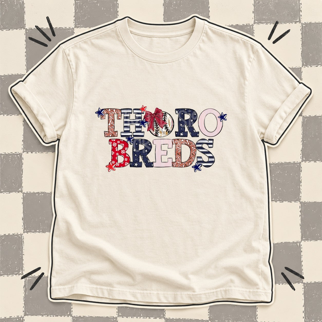 Mixed Doodle Baseball Mascots – Ballpark Classic Thorobreds design