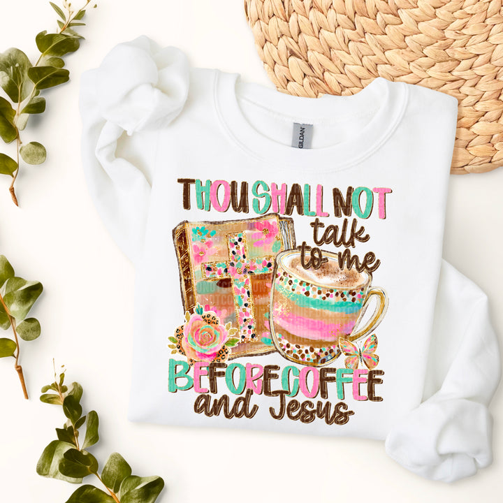 THOU SHALL NOT COFFEE JESUS