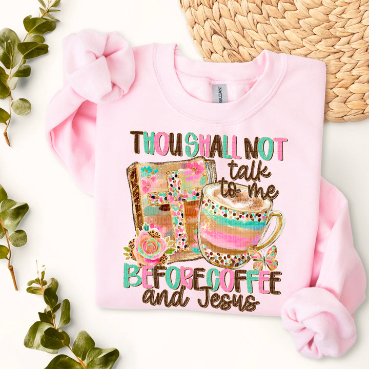 THOU SHALL NOT COFFEE JESUS