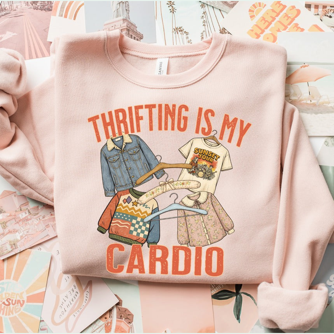 Thrifting is My Cardio – DTF Transfer