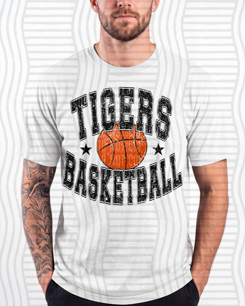 Basketball Varsity Mascots Tigers design