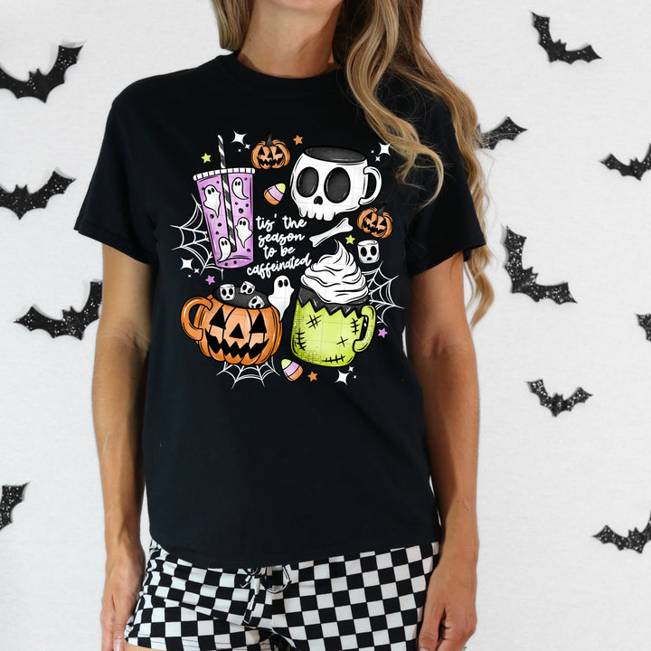 TIS THE SEASON CAFFEINATED WHITE WORDS