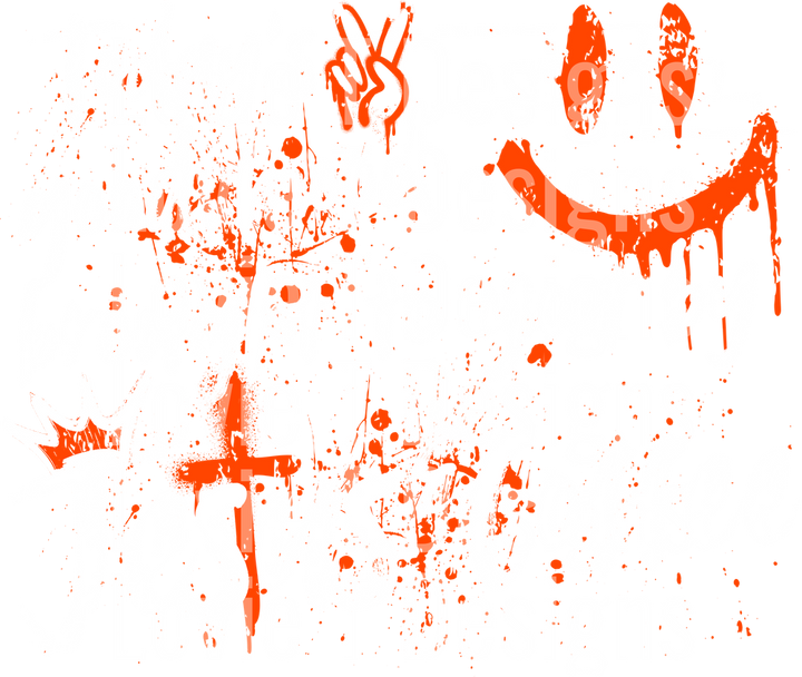 Todays Good Mood Coffee Orange DTF transfer design