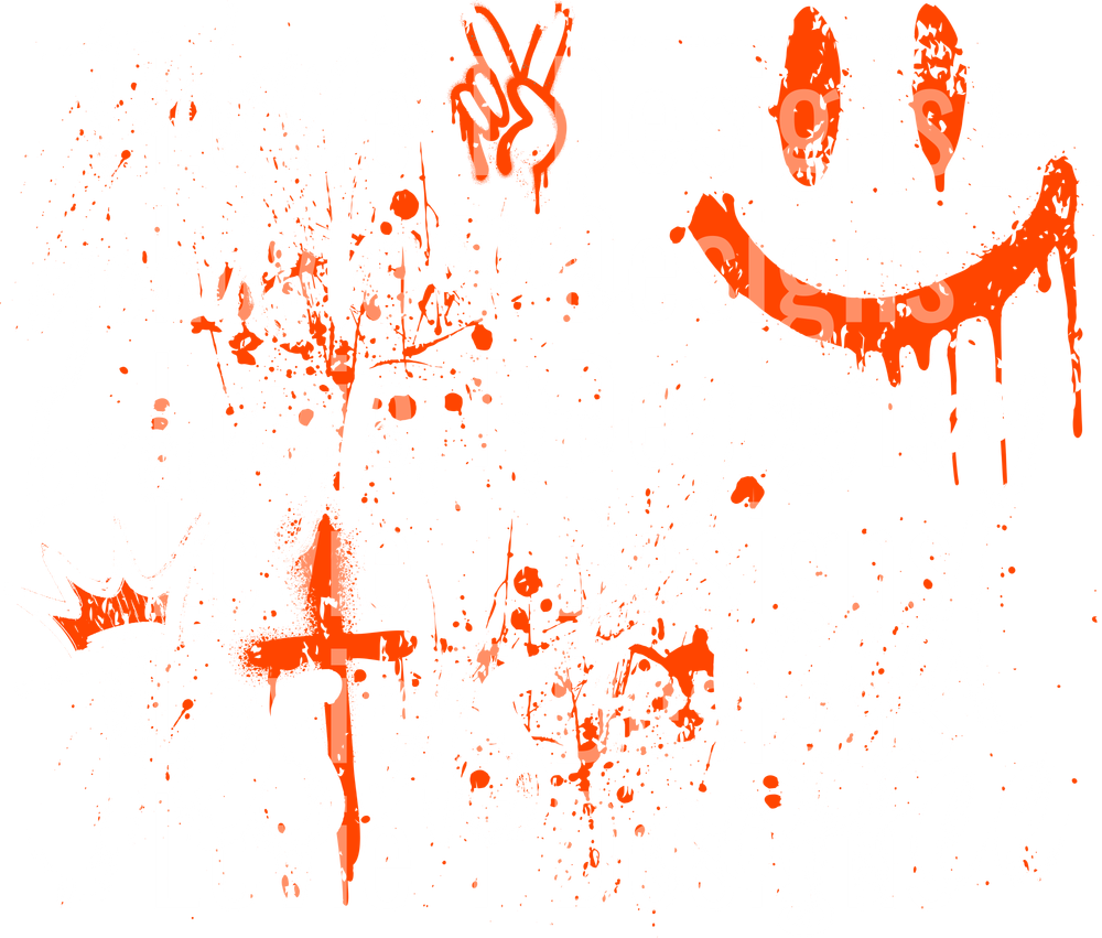 Todays Mood Iced Coffee Orange White DTF transfer design
