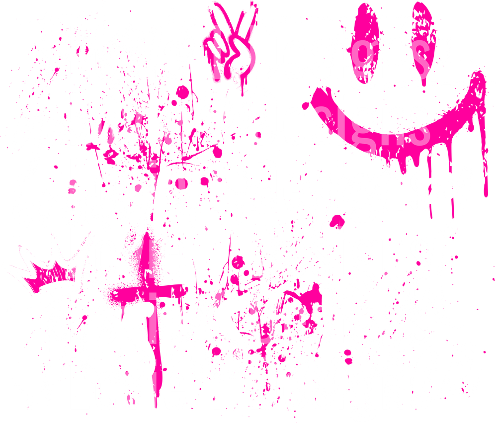 Todays Mood Iced Coffee Pink DTF transfer design