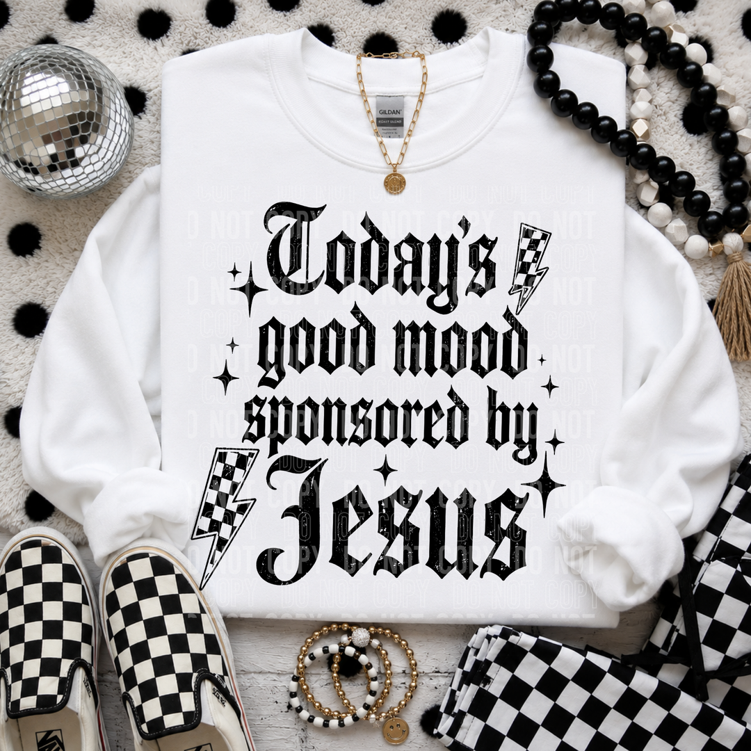TODAY'S GOOD MOOD JESUS mockup