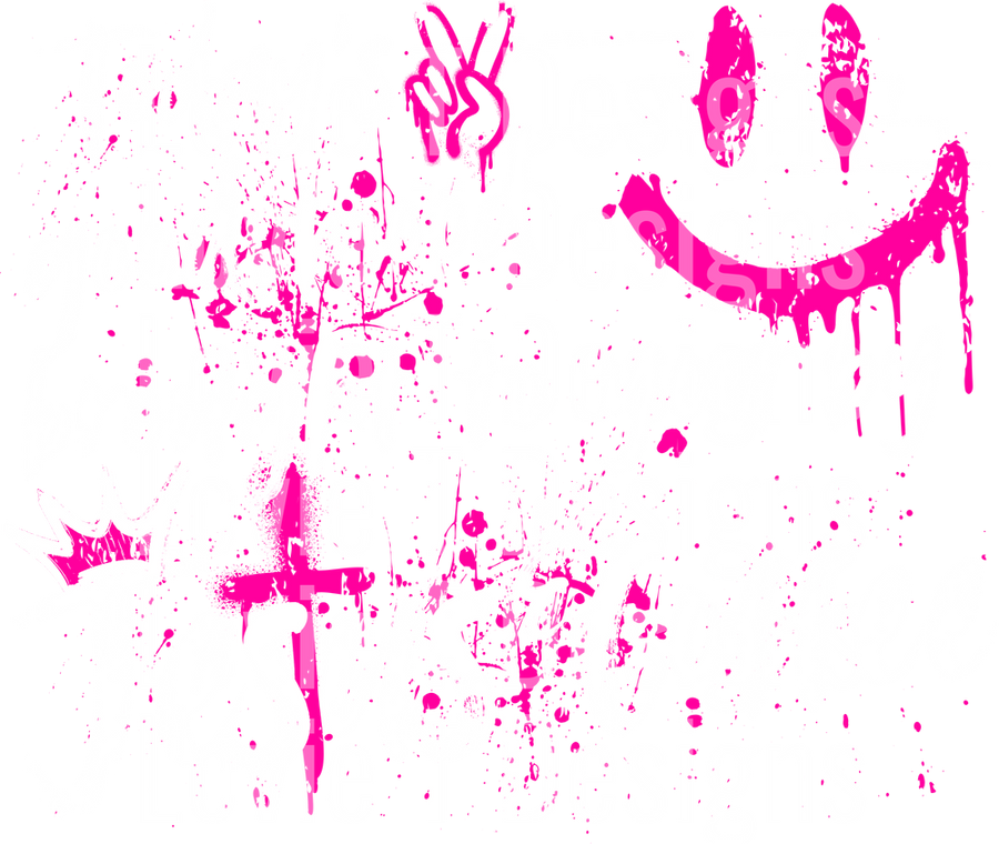 TODAY_S GOOD MOOD BROUGHT TO YOU BY JESUS AND COFFEE GRAFFITI PINK WHITE