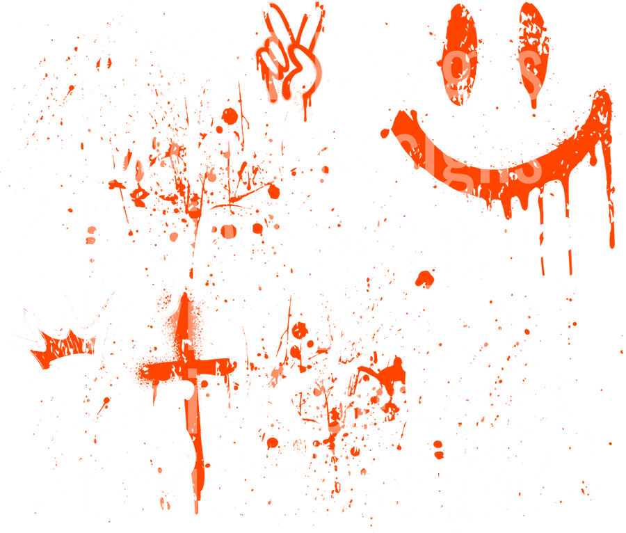 TODAY_S GOOD MOOD BROUGHT TO YOU BY JESUS AND ICED COFFEE GRAFFITI ORANGE WHITE