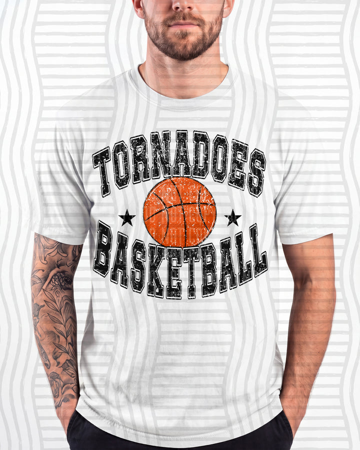 Tornadoes Basketball Varsity Mascots DTF transfer