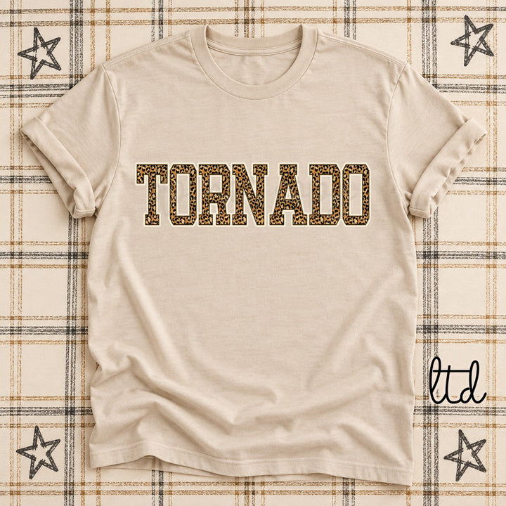 Tornado Dark Leopard Mascots DTF transfer mockup