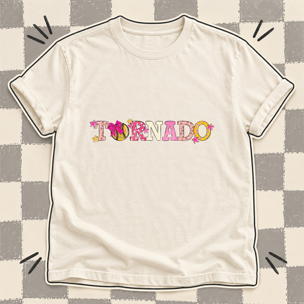 Mixed Doodle Softball Mascots – Sweet Softball Tornado design