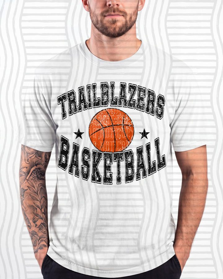 Trailblazers Basketball Varsity Mascots DTF transfer
