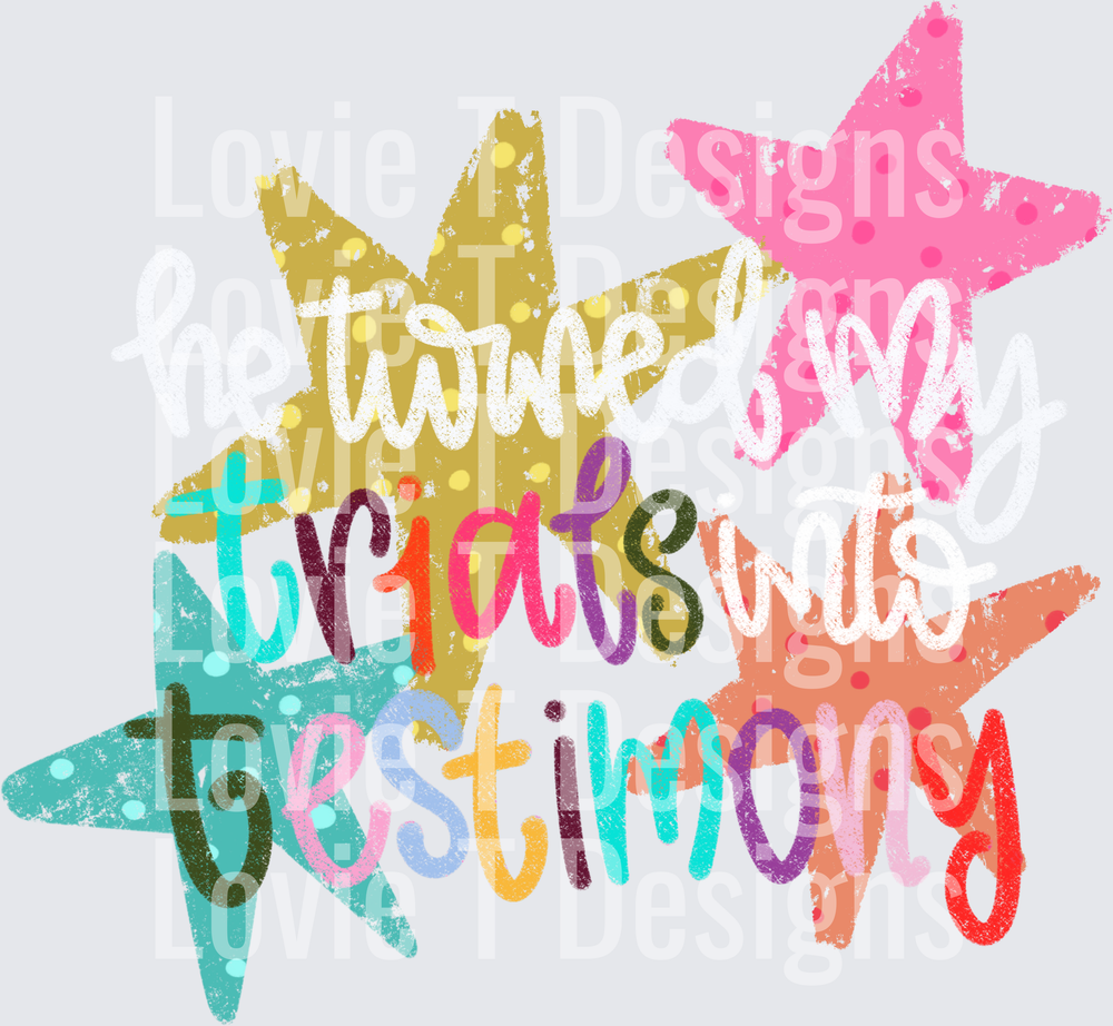 TRIALS INTO TESTIMONY DARKER