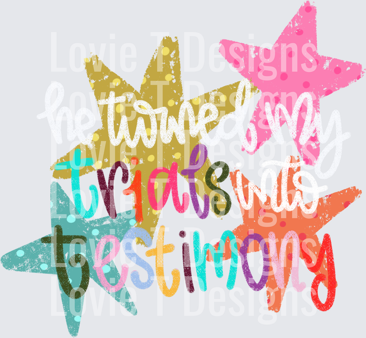 TRIALS INTO TESTIMONY LIGHTER