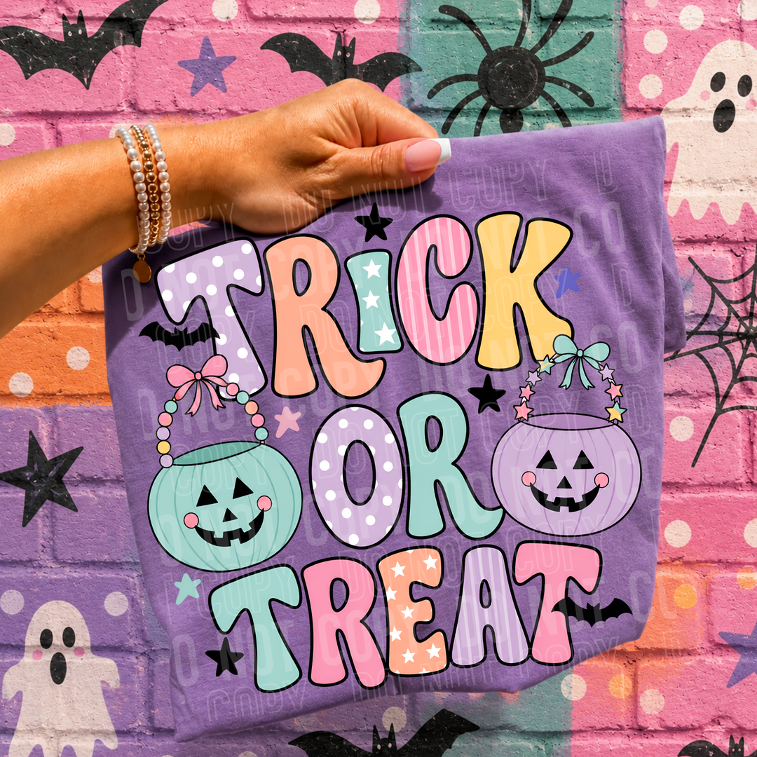 TRICK OR TREAT HALLOWEEN mockup